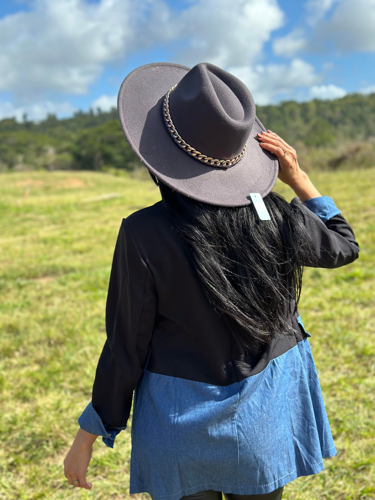 Fawn & Smoke Fendora Hat