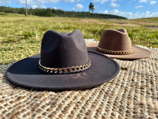 Fawn & Smoke Fendora Hat